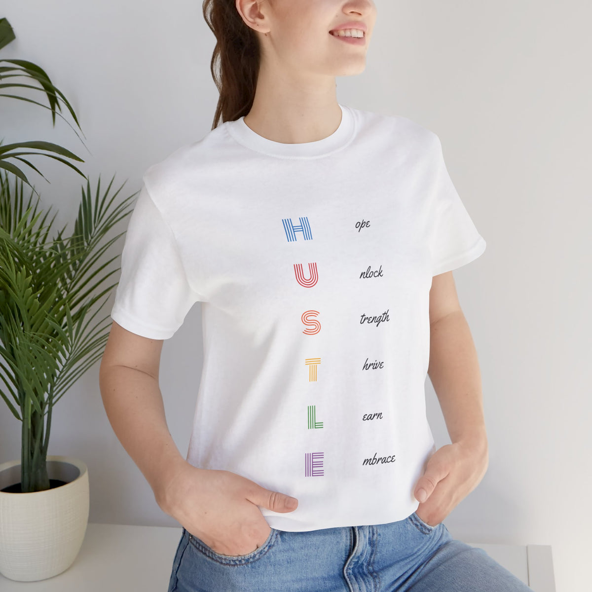 HUSTLE Tee | Motivational Graphic T-Shirt
