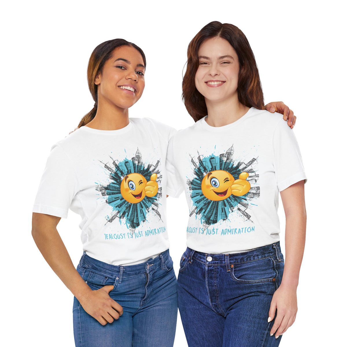 Jealousy Is Just Admiration Tee | Graphic Quote T-Shirt