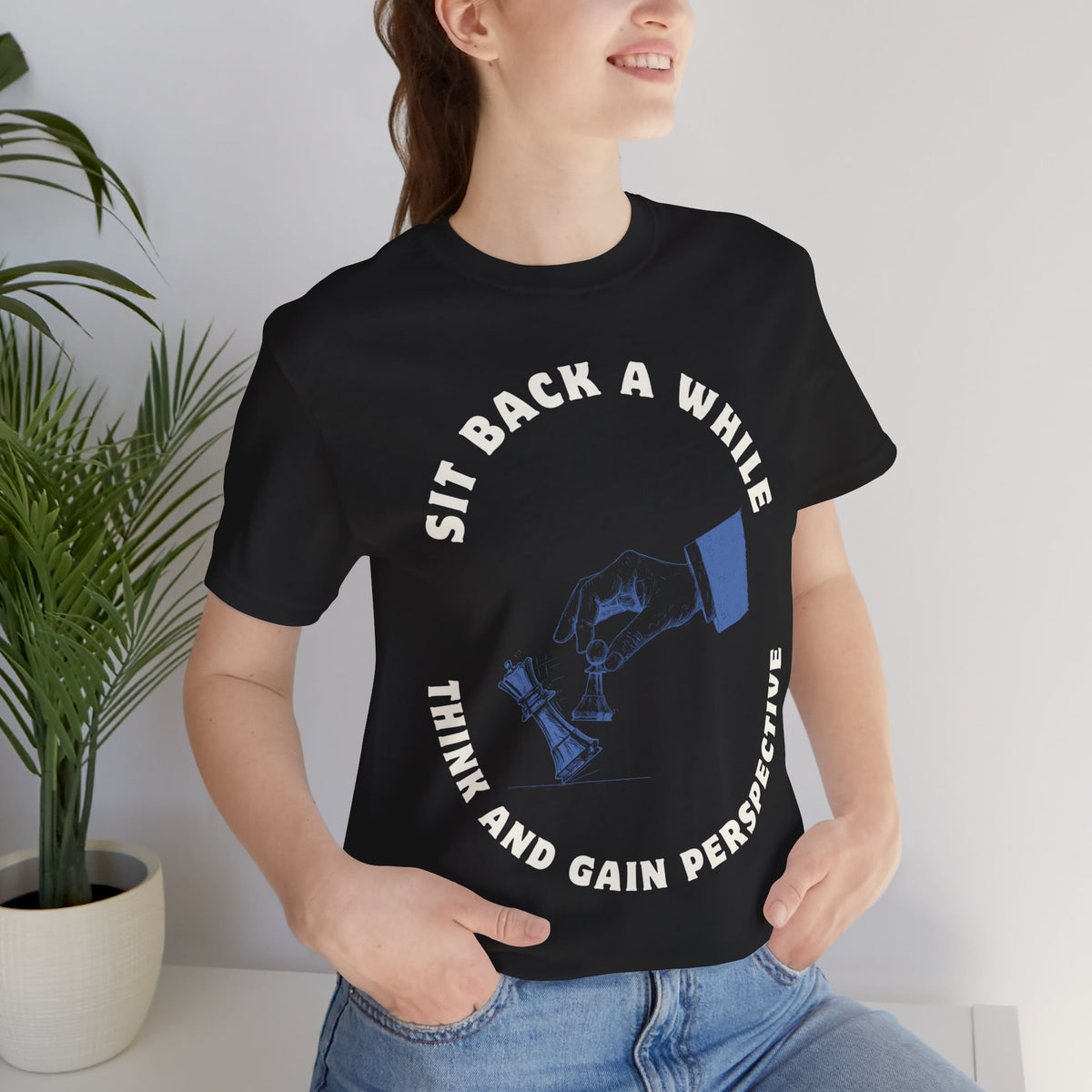 Sit Back a While Tee | Perspective Graphic T-Shirt