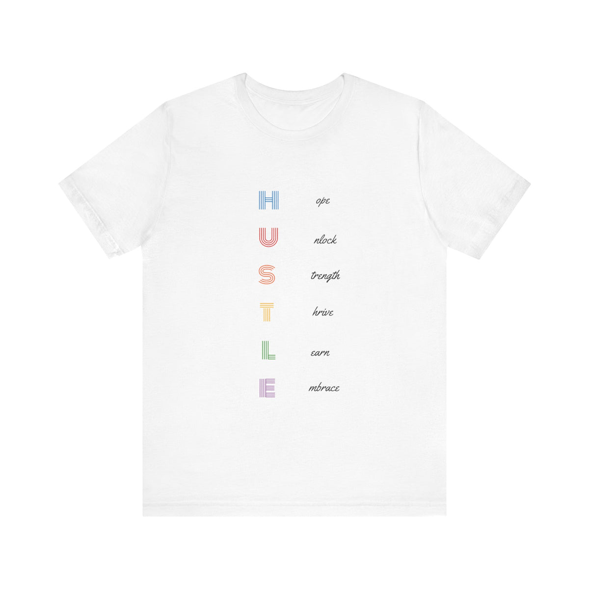 HUSTLE Tee | Motivational Graphic T-Shirt