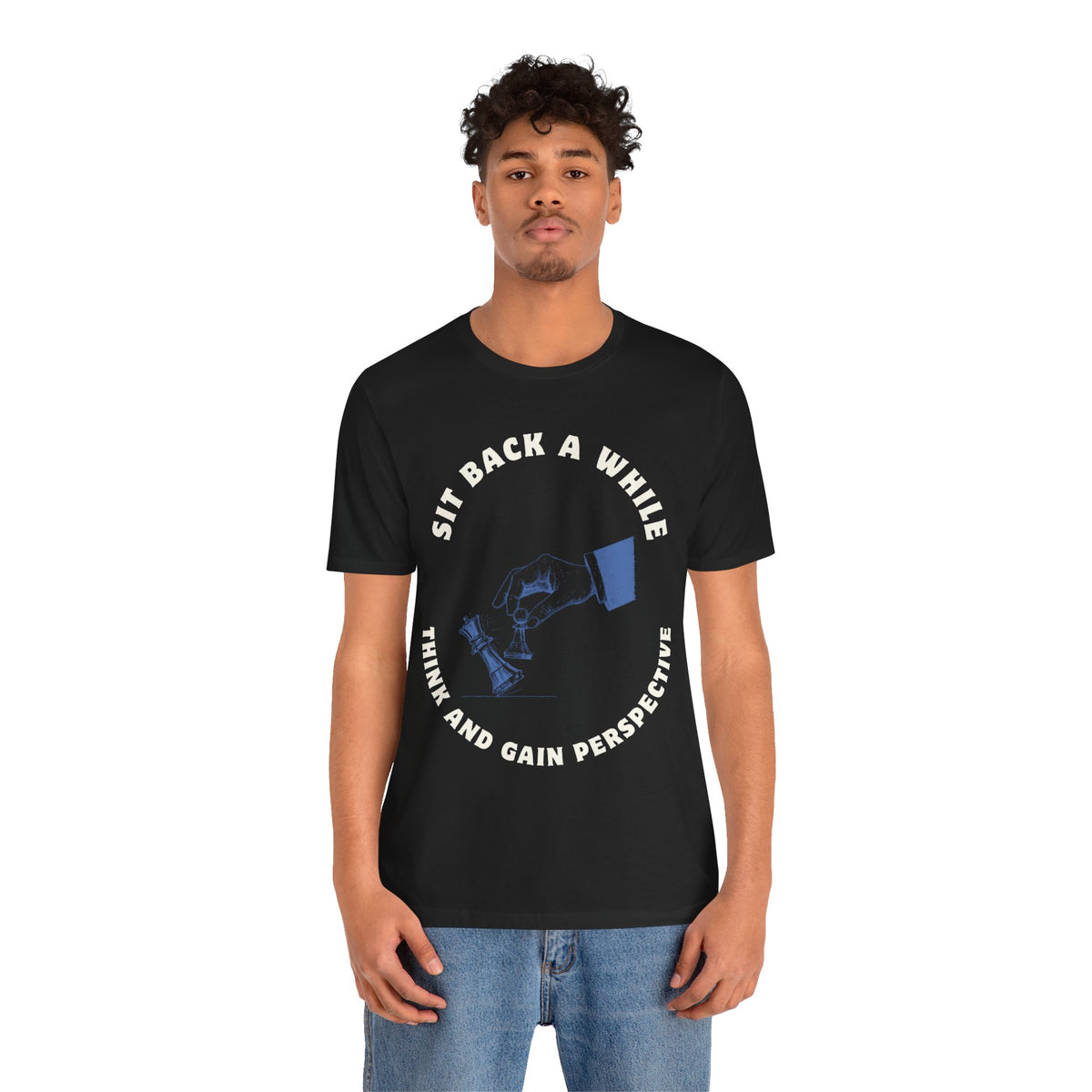 Sit Back a While Tee | Perspective Graphic T-Shirt
